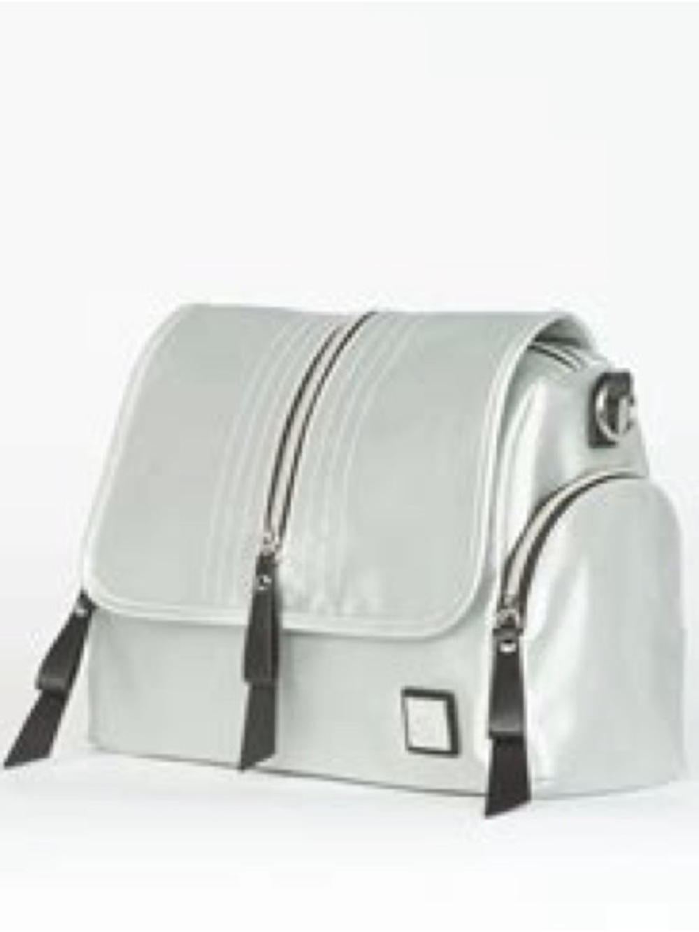 IHKWIP The City Crossbody Satchel ~ Metallic Silver